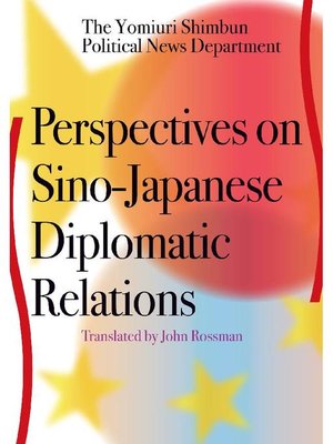 cover image of Perspectives on Sino-Japanese Diplomatic Relations